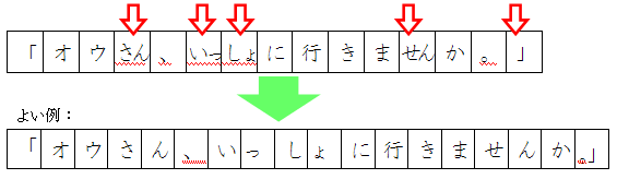 原稿用紙の使い方 Jitco日本語教材ひろば